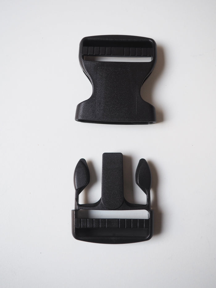 Black Dual Adjust Side Release Buckle 50mm
