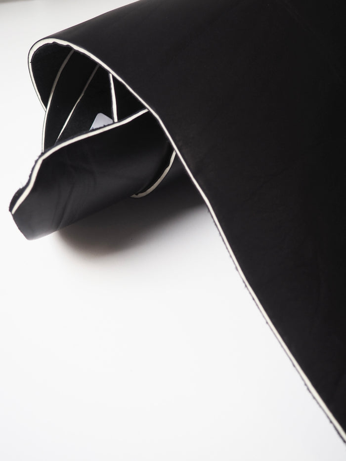 Black Foam-Bonded Calfskin 4mm