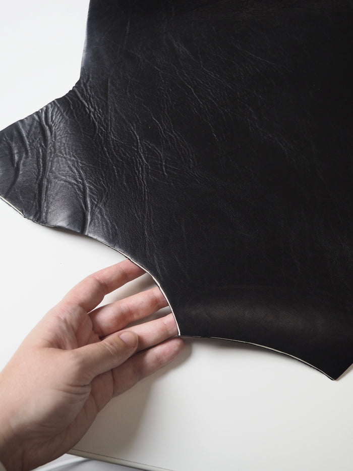 Black Foam-Bonded Calfskin 4mm