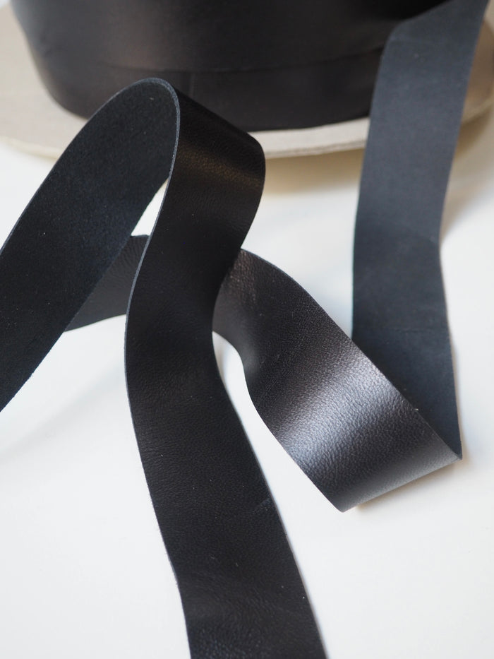 Black Leather Tape 30mm