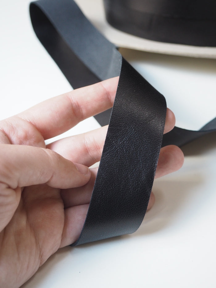 Black Leather Tape 30mm