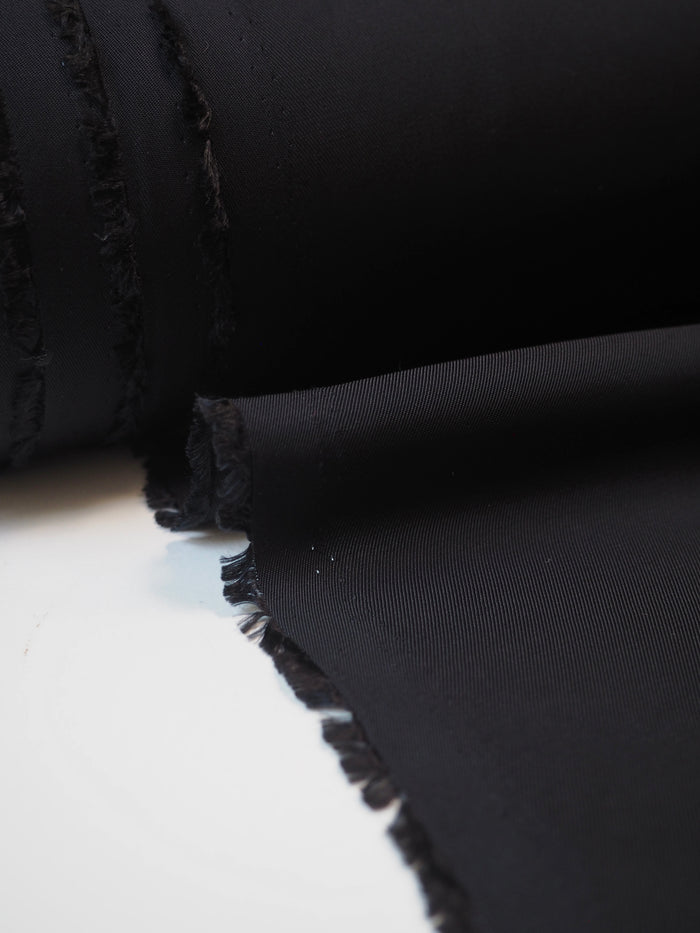 Black Lightweight Acetate Twill