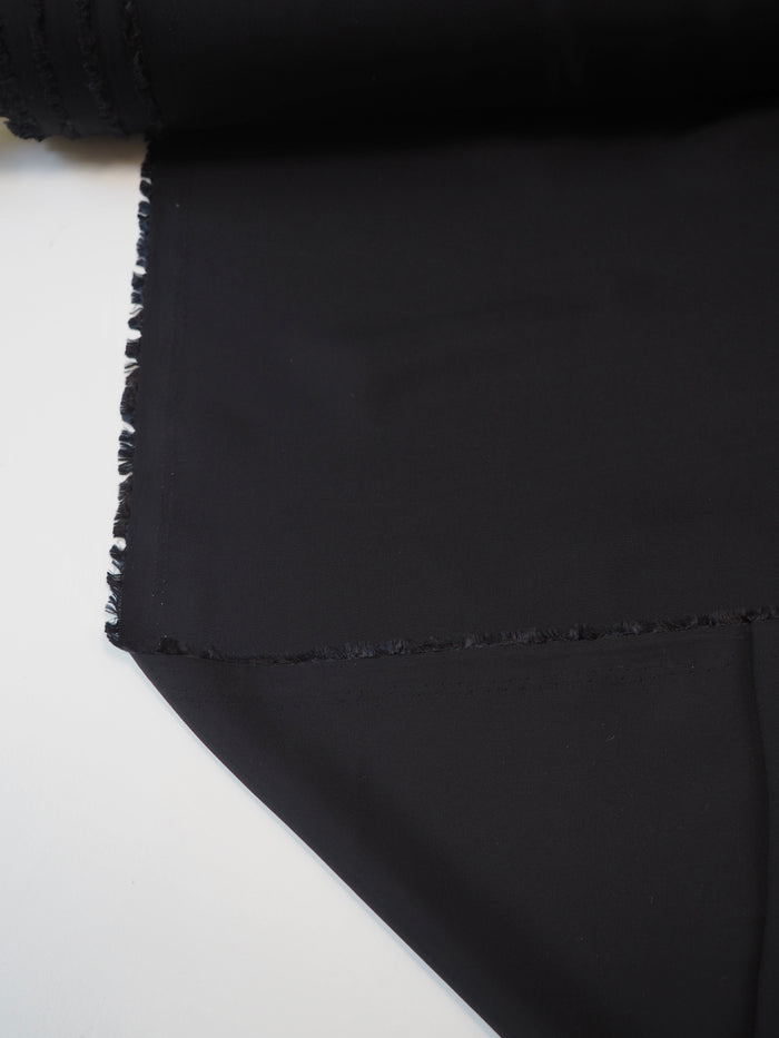 Black Lightweight Acetate Twill