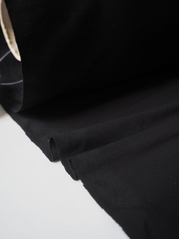 Black Lightweight Viscose Jersey