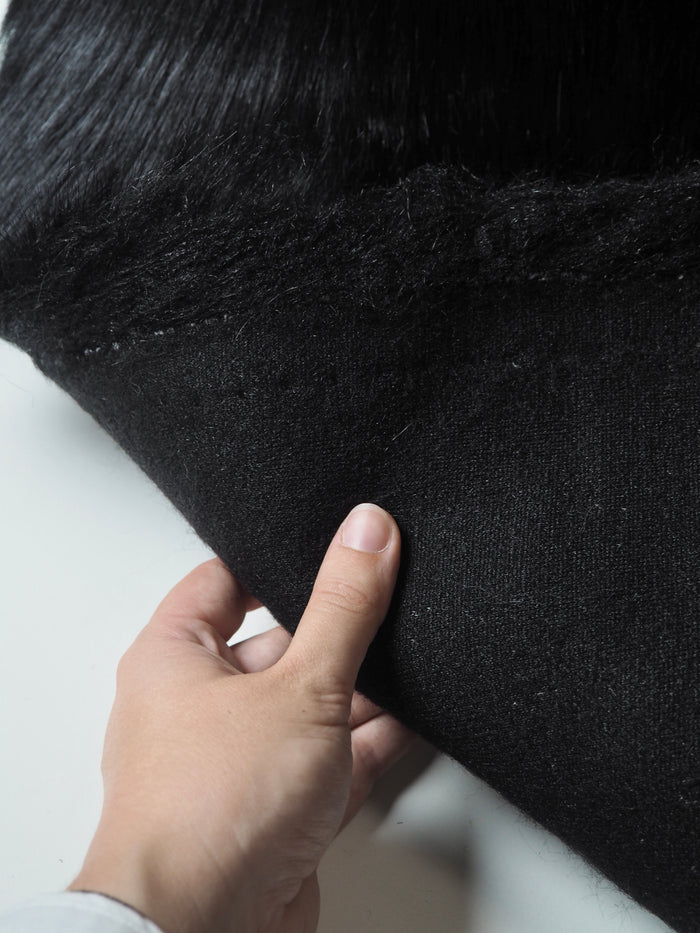 Black Long Faux Fur