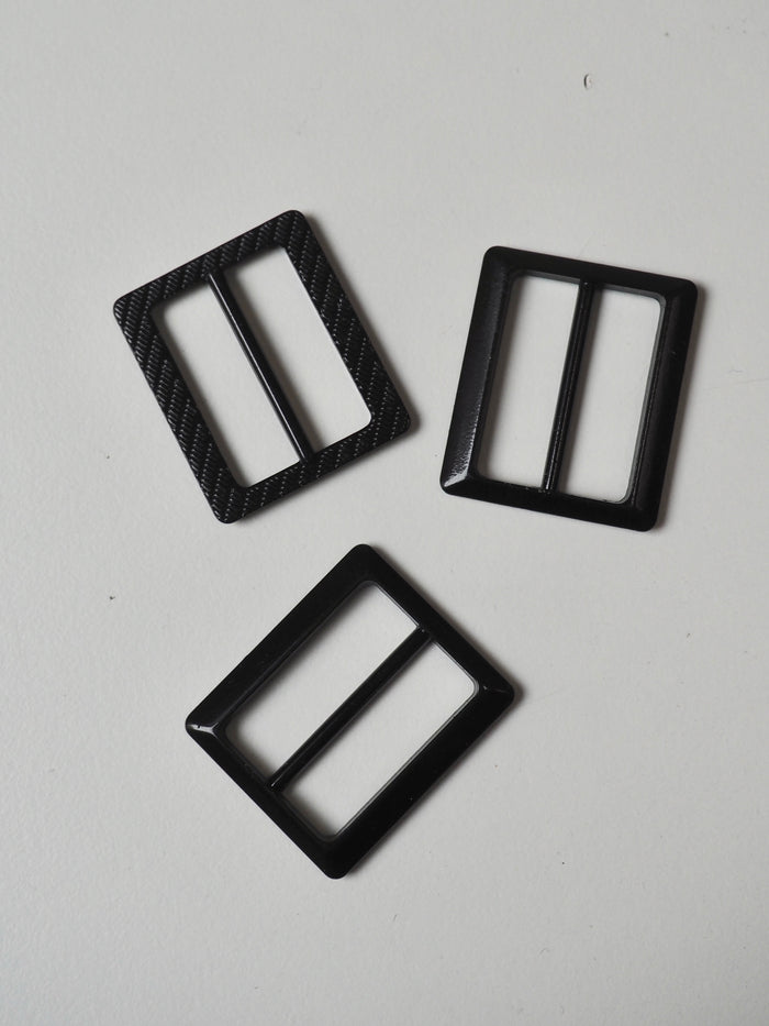 Black Metal Tri-Slider 30mm