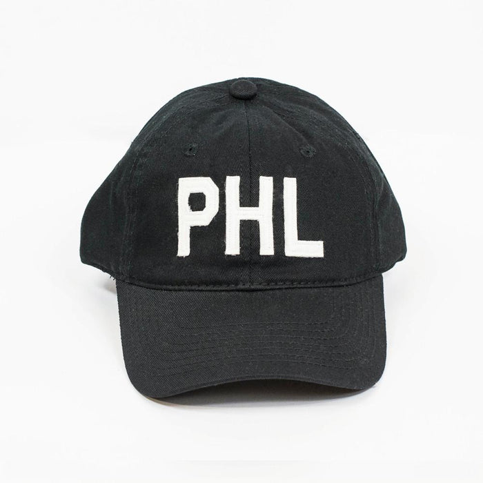 Black PHL Baseball Hat - Ali's Wagon