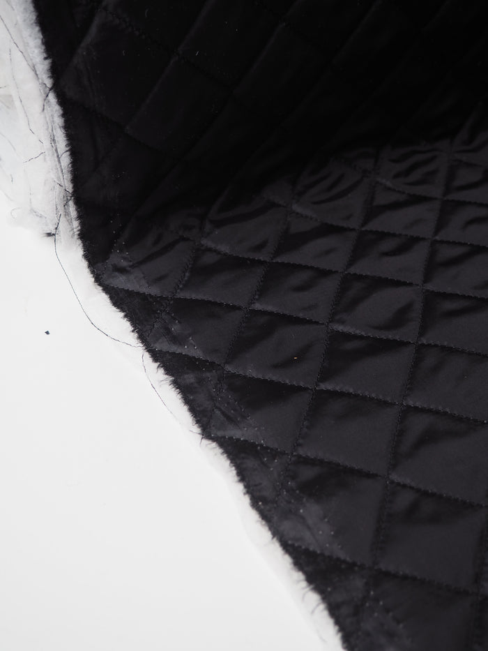 Black Quilted Coating