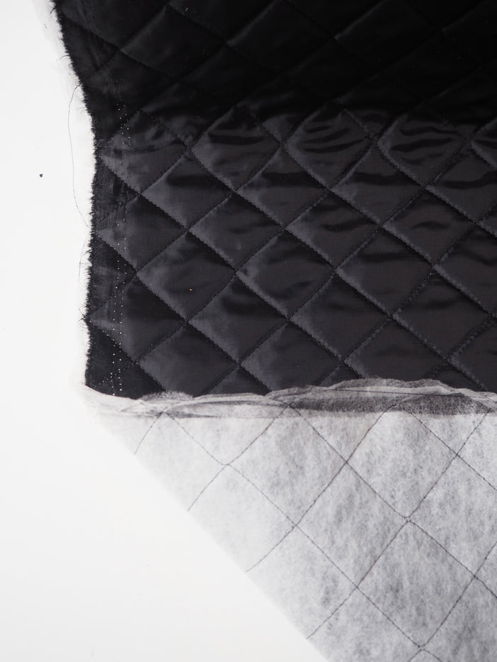 Black Quilted Coating