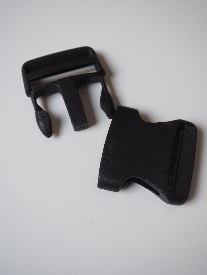 Black Rounded Side Release Buckle 50mm