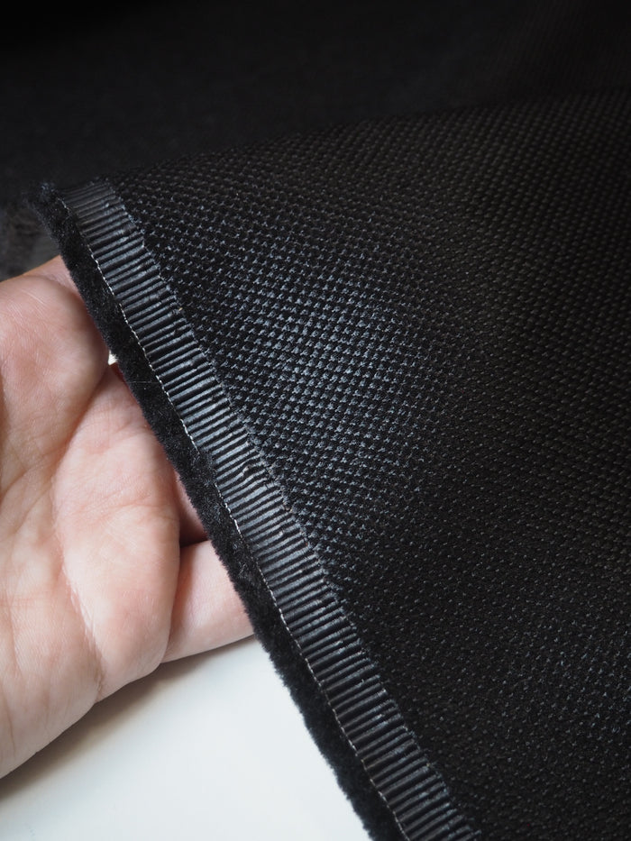 Black Sateen Jacquard