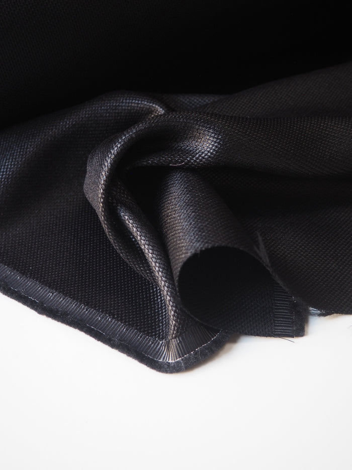Black Sateen Jacquard