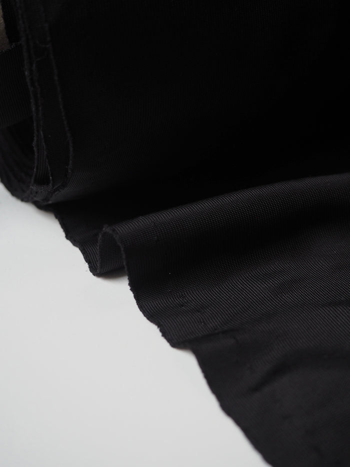 Black Satin Ponte Jersey