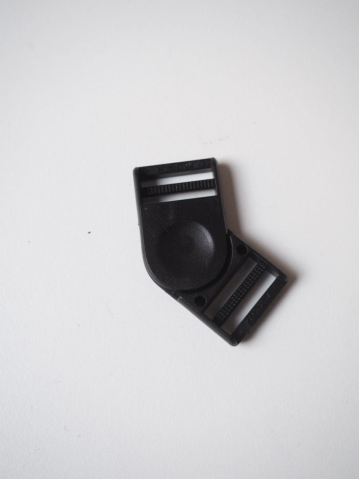 Black Squared Dual Adjust Swivel Release Buckle 20mm