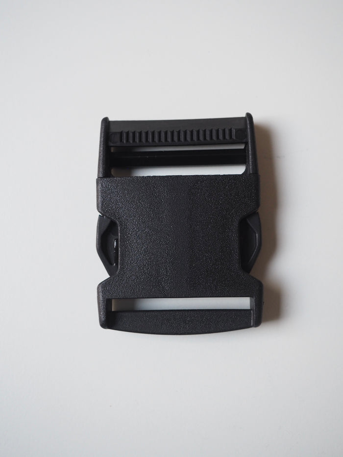Black Squared Side Release Buckle 50mm