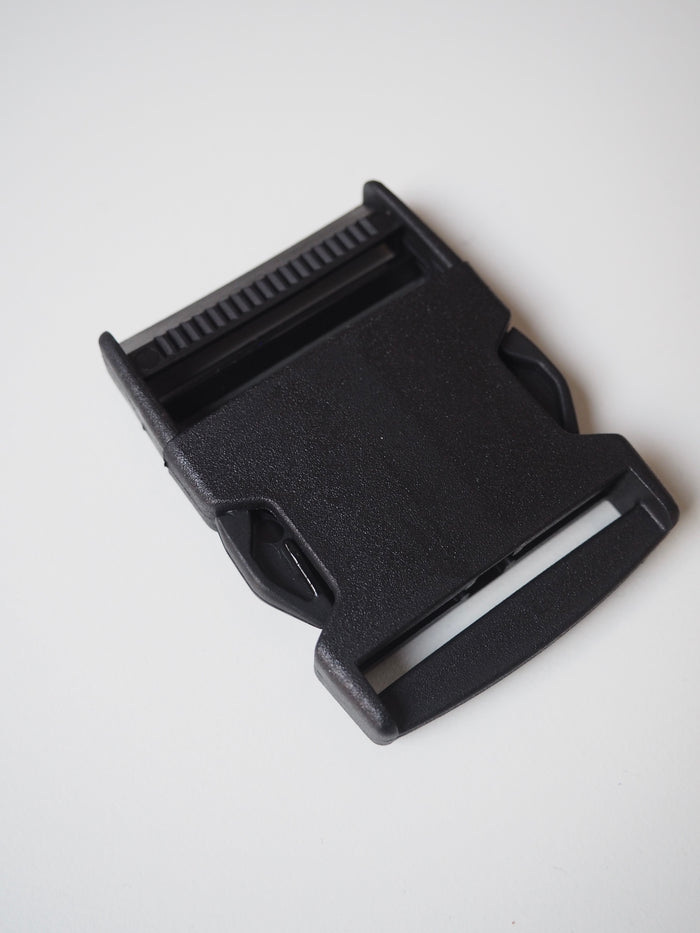 Black Squared Side Release Buckle 50mm