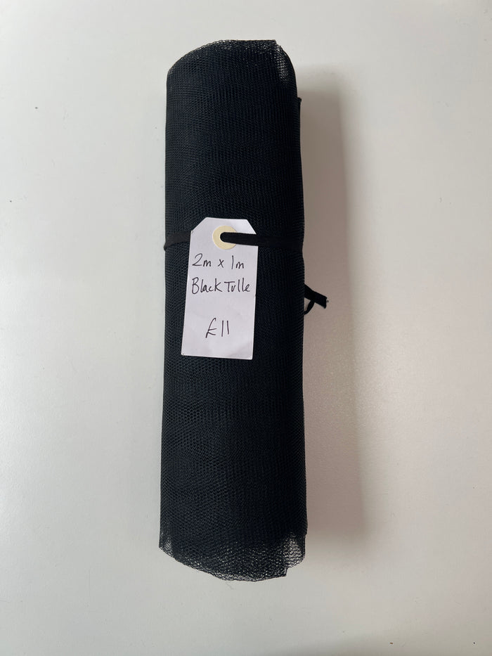 Black Tulle Remnant