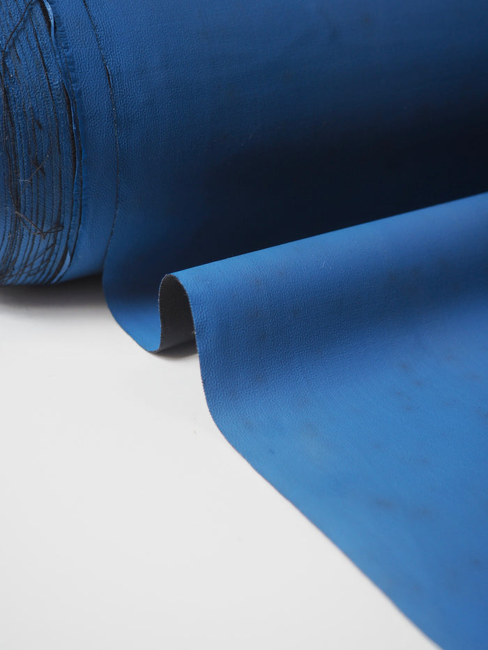 Black Wool Blend Cobalt Coated Suiting