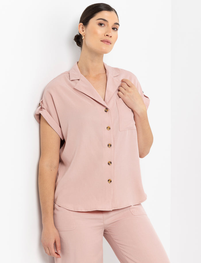 Blouse unie manches dolman