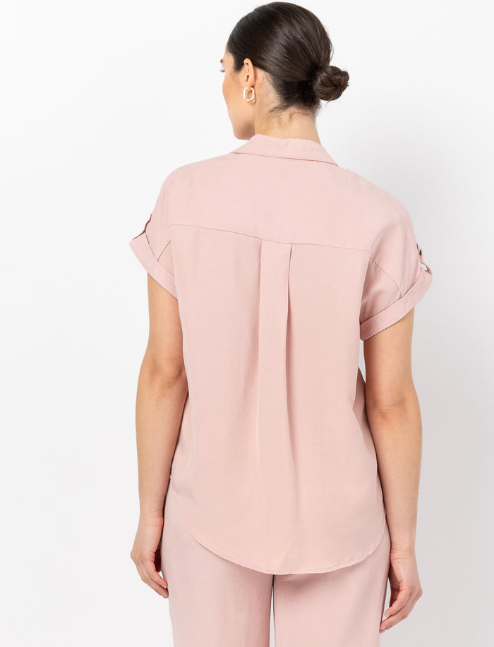 Blouse unie manches dolman