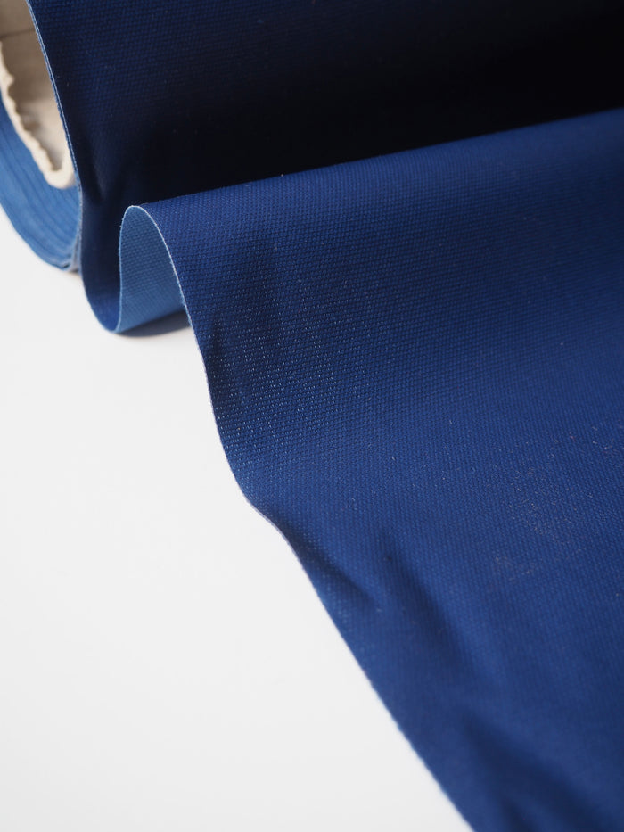 Blue Matte Cotton Oilcloth