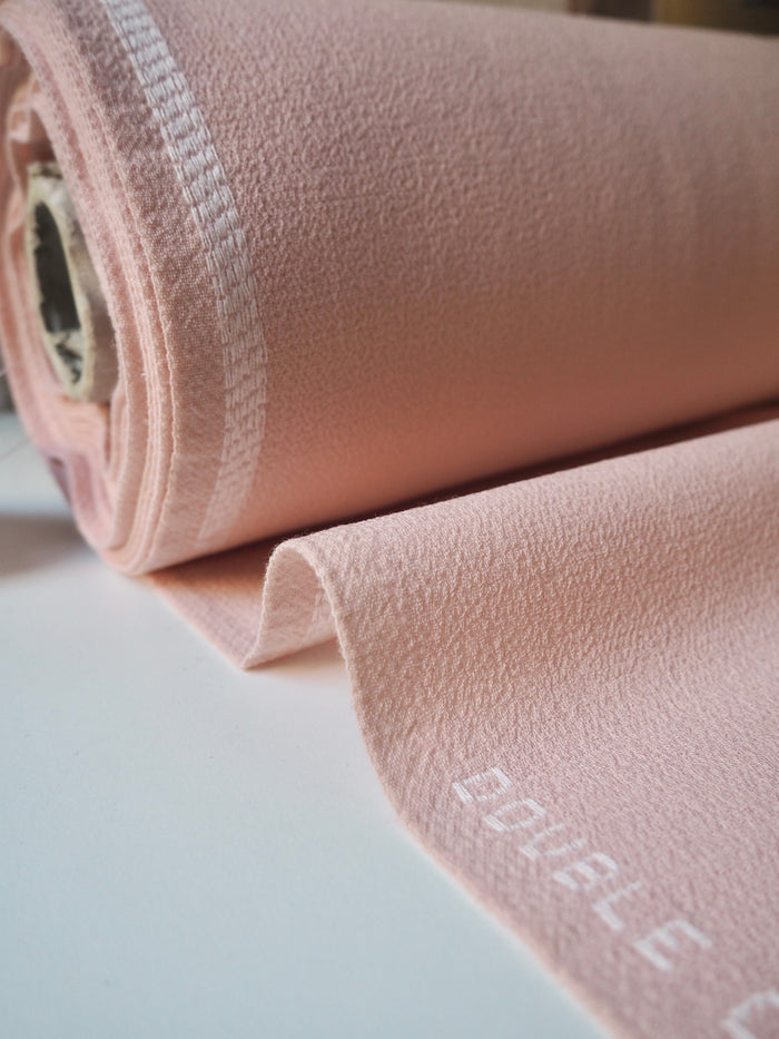 Blush Double Wool Crepe