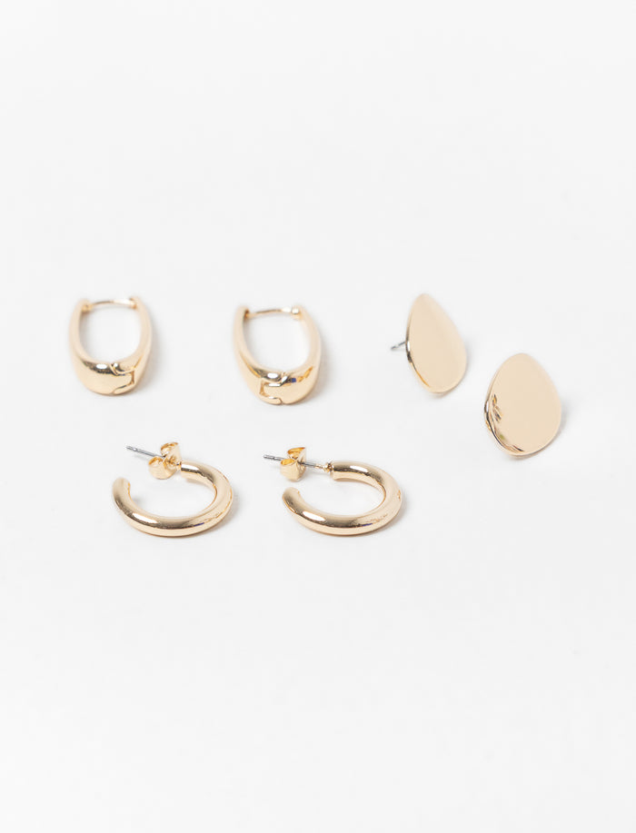 Boucles d'oreilles assorties - paquet de 3