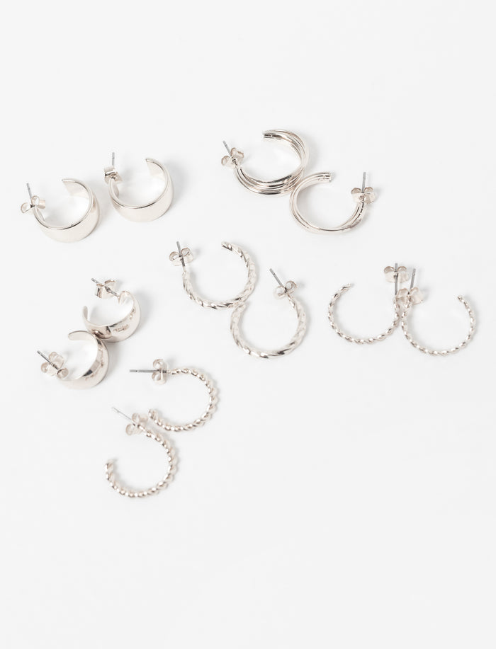Boucles d'oreilles assorties - paquet de 6