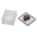 Box: Plastic Small Clear Collector Box. 12 Pack