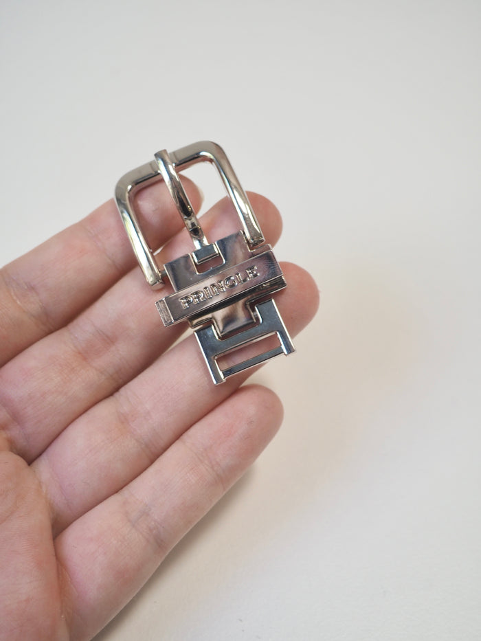 Branded Silver Belt Buckle 54mm