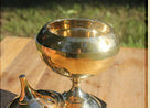Brass Incense Burner: Charcoal Censor 7 in tall (Free Shipping)