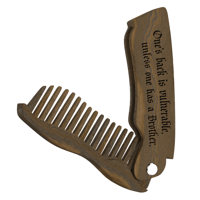 Brother In Arms Beard Comb. The Beard Struggle