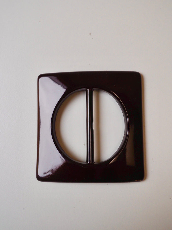 Brown Square + Circle Centre Slider 6cm