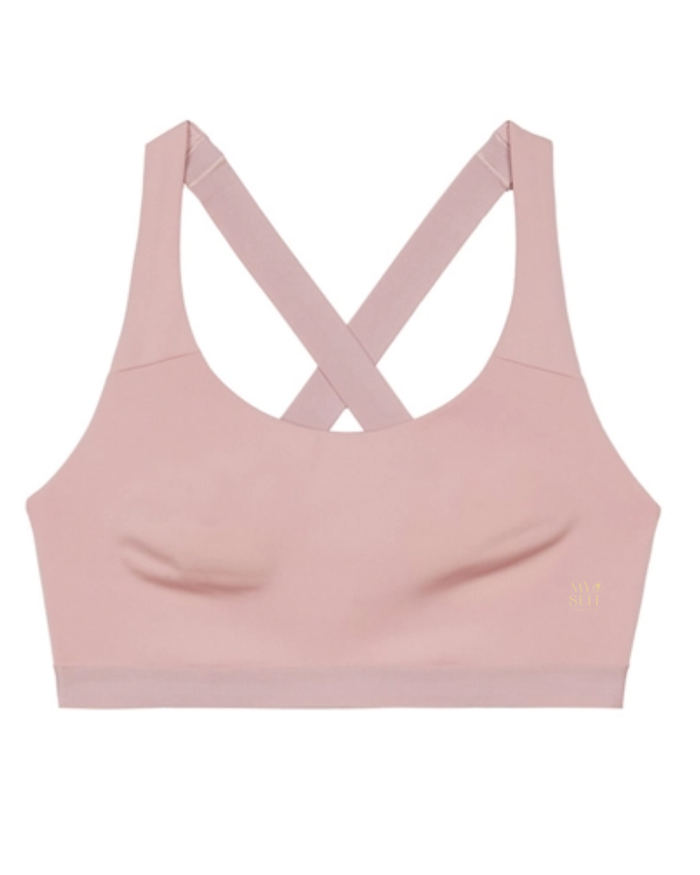 Btemptd 910405 B.active Blush Pink Sport Wire Free Bralette myselflingerie.com