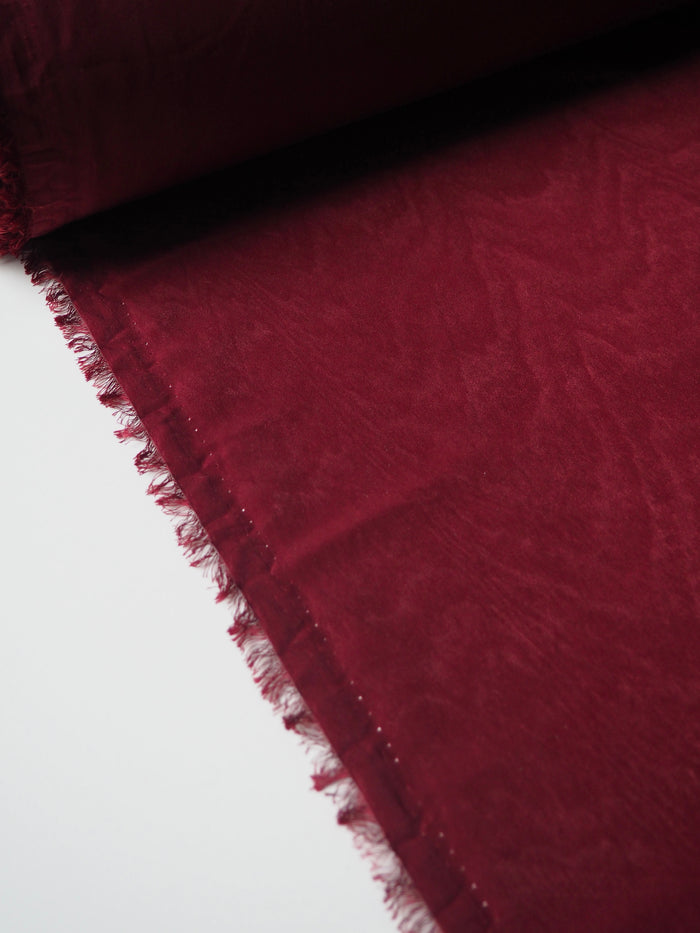 Burgundy Lightweight Moiré