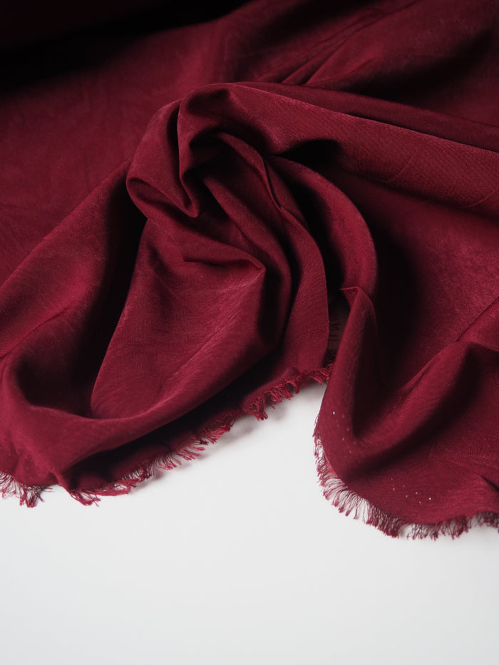 Burgundy Lightweight Moiré