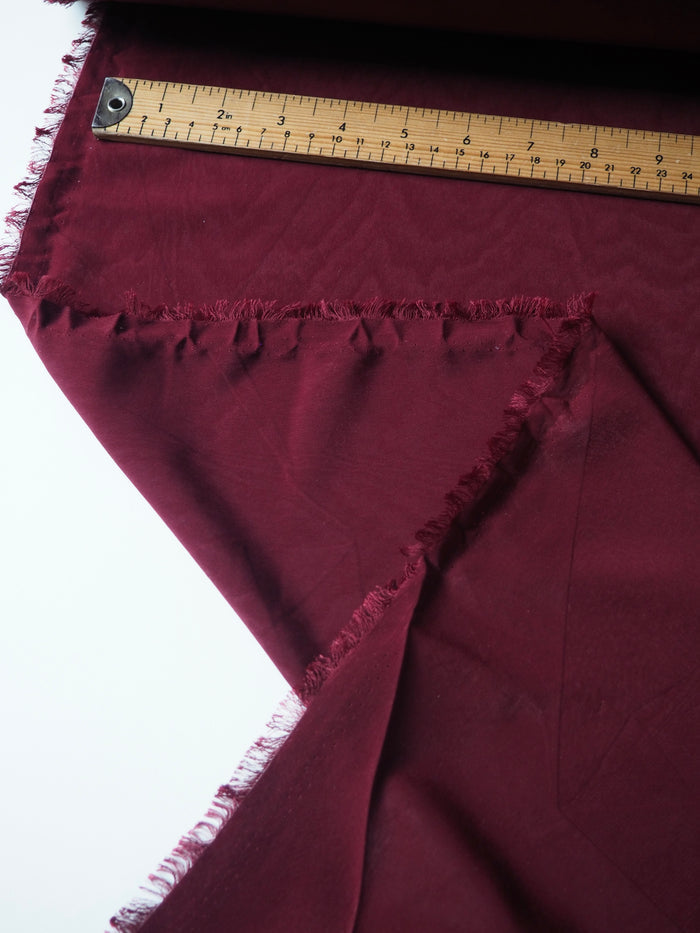 Burgundy Lightweight Moiré