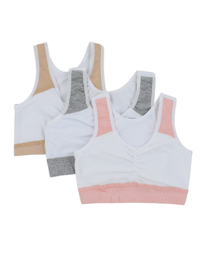 Buttermint 530  Beginner's Cotton Crop Top Bra myselflingerie.com