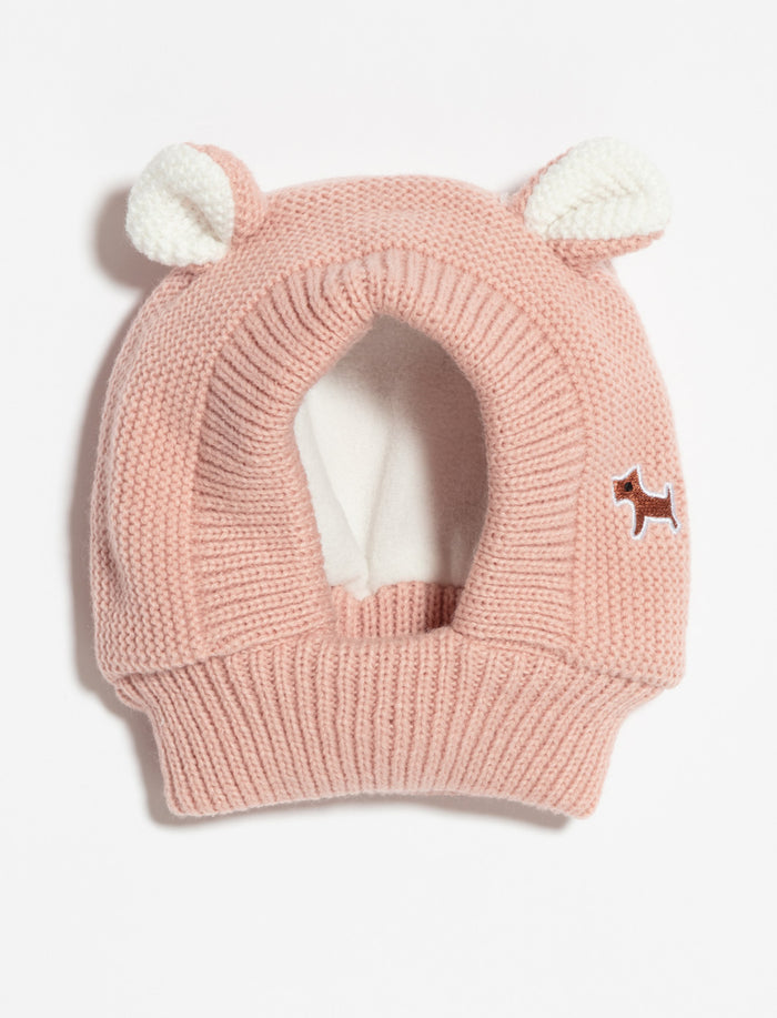 Cagoule en tricot à oreilles d'animaux - bébé