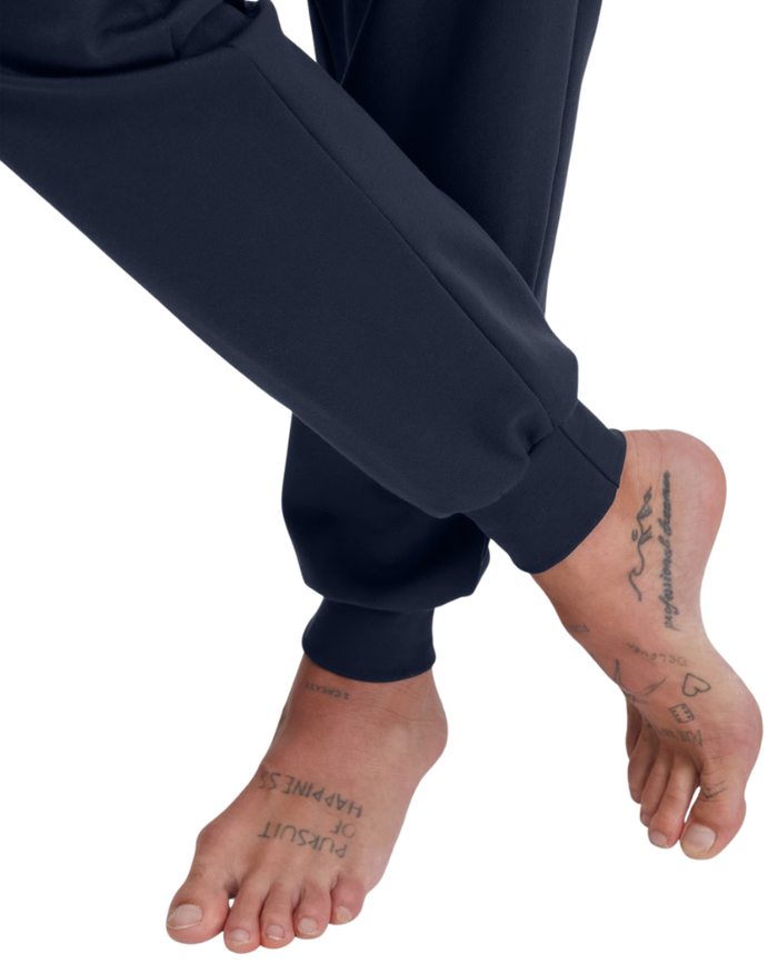 Calida 41282 #549 Dark Glen Relax Comfy Men's 100% Cotton Pajamas Set with Cuff Myselflingerie.com