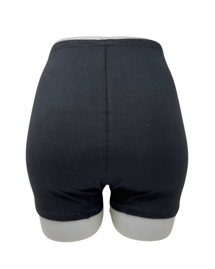 Calida Black Comfort Cotton Boyshort Pants Short Leg Myselflingerie.com