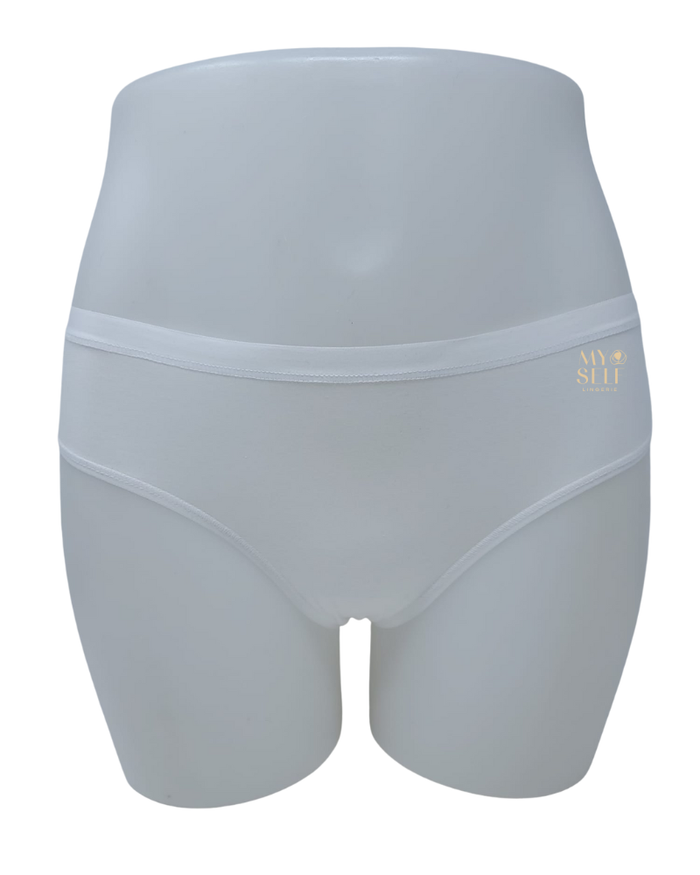 Calida White Natural Comfort Cotton Hipster Myselflingerie.com