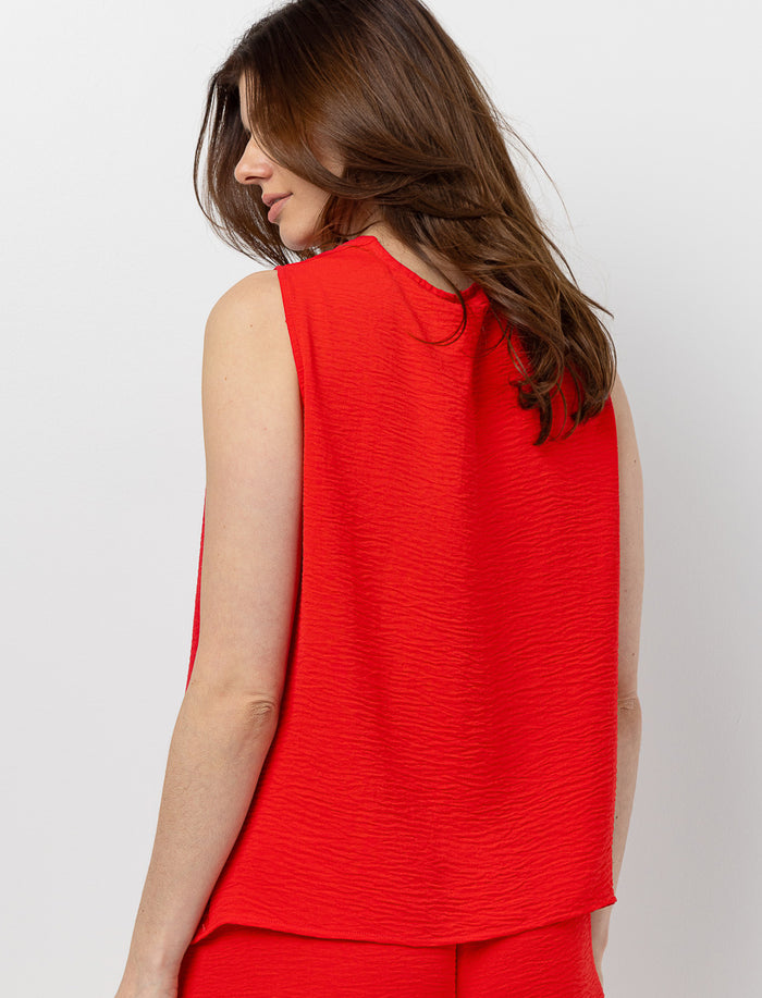 Camisole à col baveux