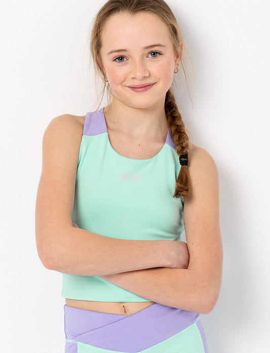 Camisole de sport à bretelles larges