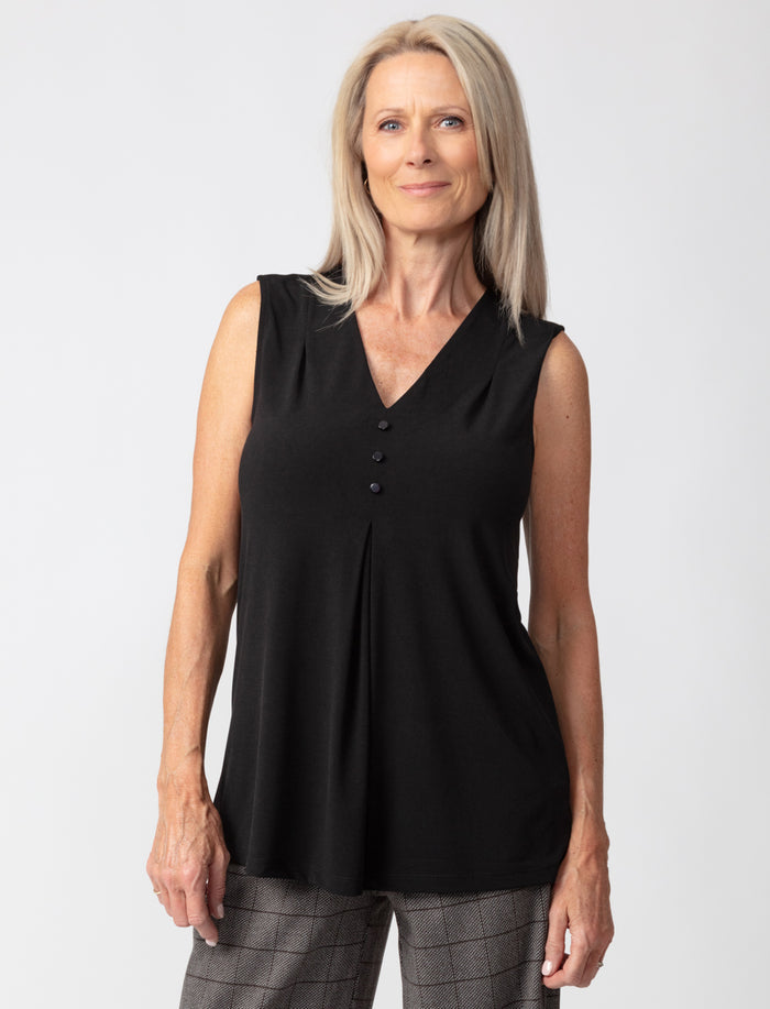 Camisole unie à col en V