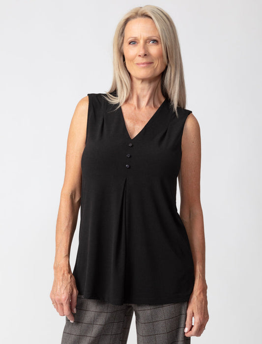 Camisole unie à col en V