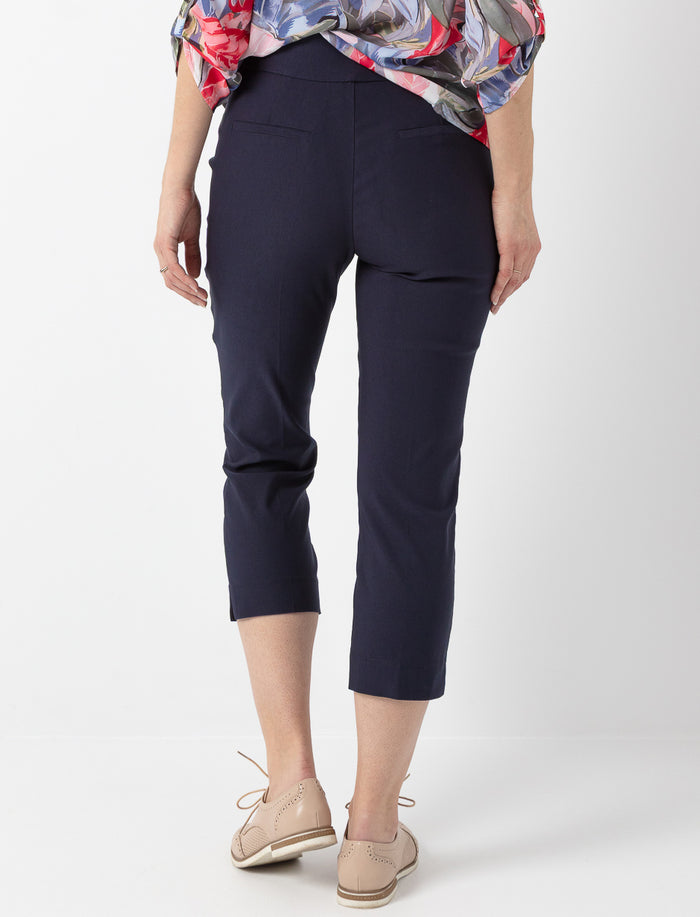 Capri jambes droites à enfiler