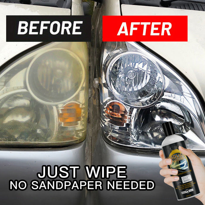Car headlight brightener