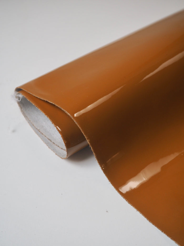 Caramel Patent Calfskin