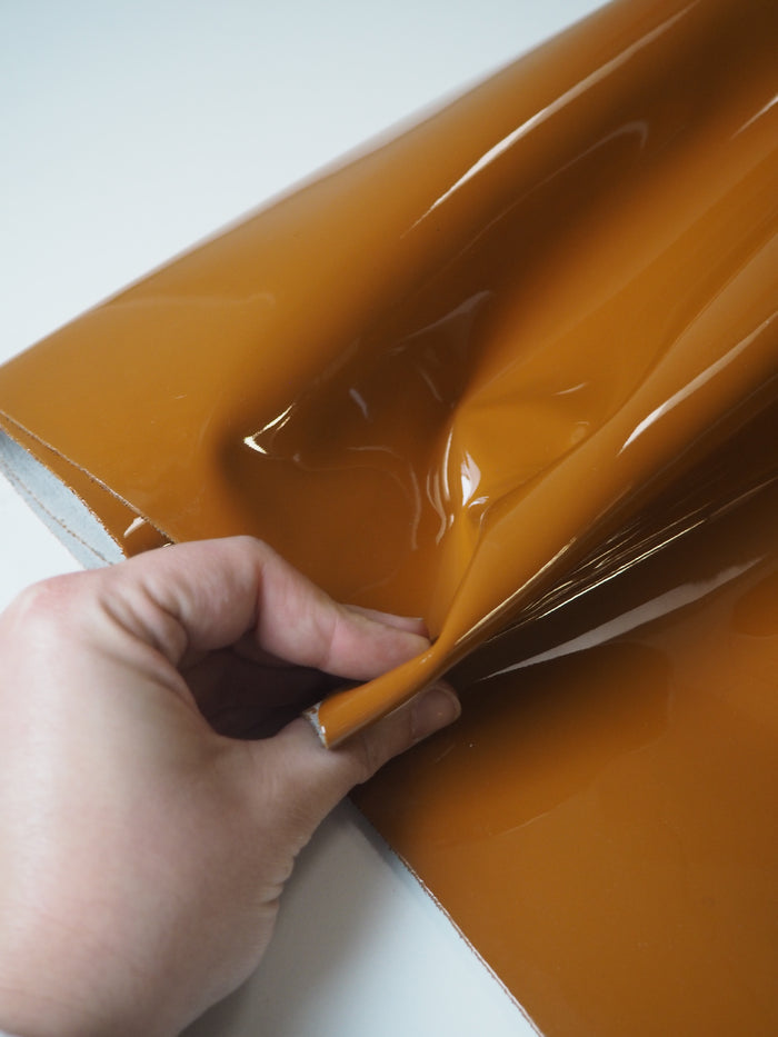 Caramel Patent Calfskin
